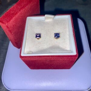 Vintage Tanzanite Earrings